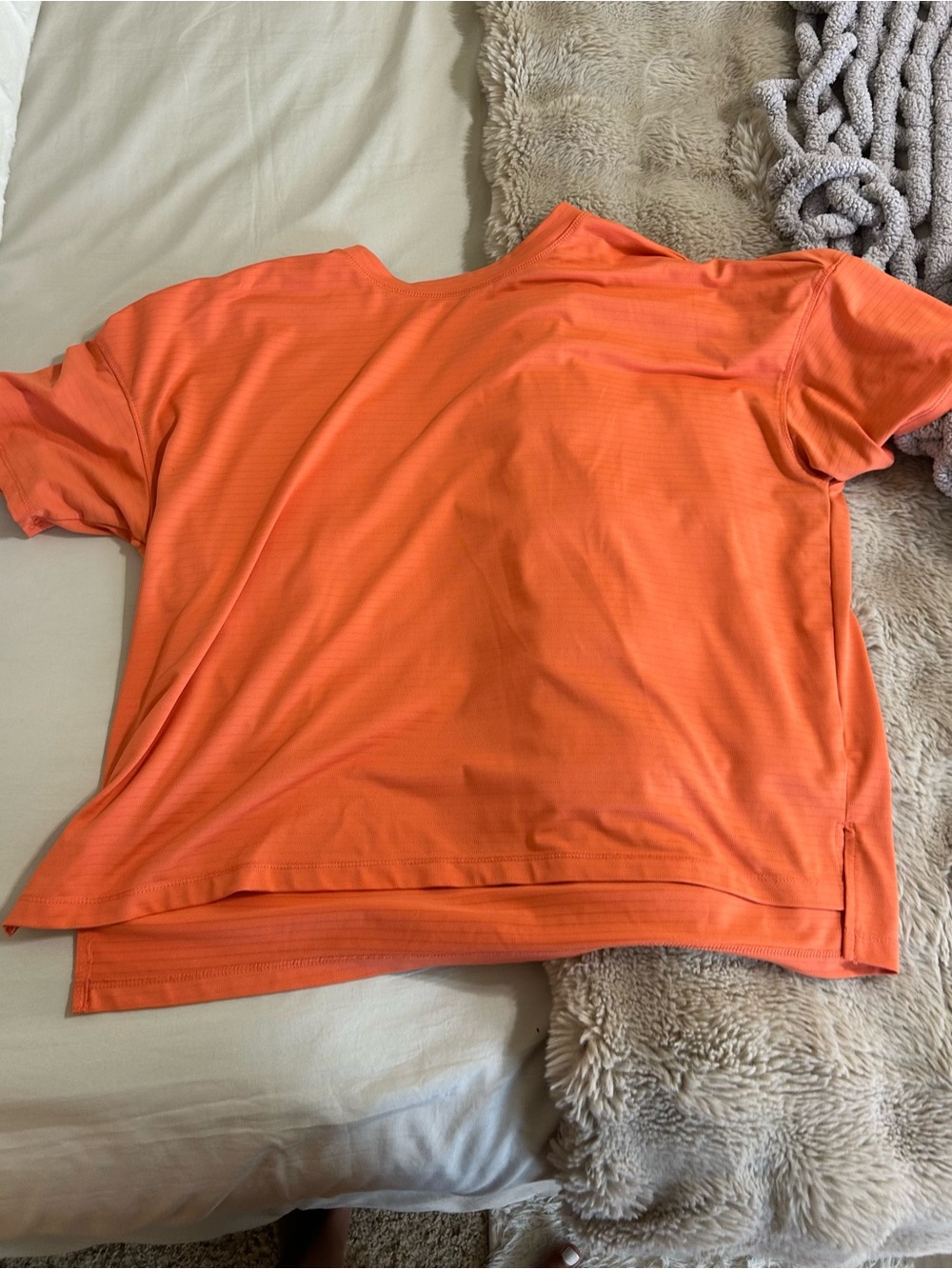 Bright Orange Women's Short-Sleeve Top